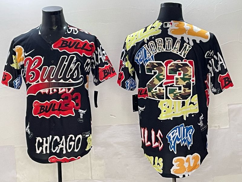 Men Chicago Bulls Nike #23 Jordan black NBA 2025 Jersey style 09->chicago bulls->NBA Jersey